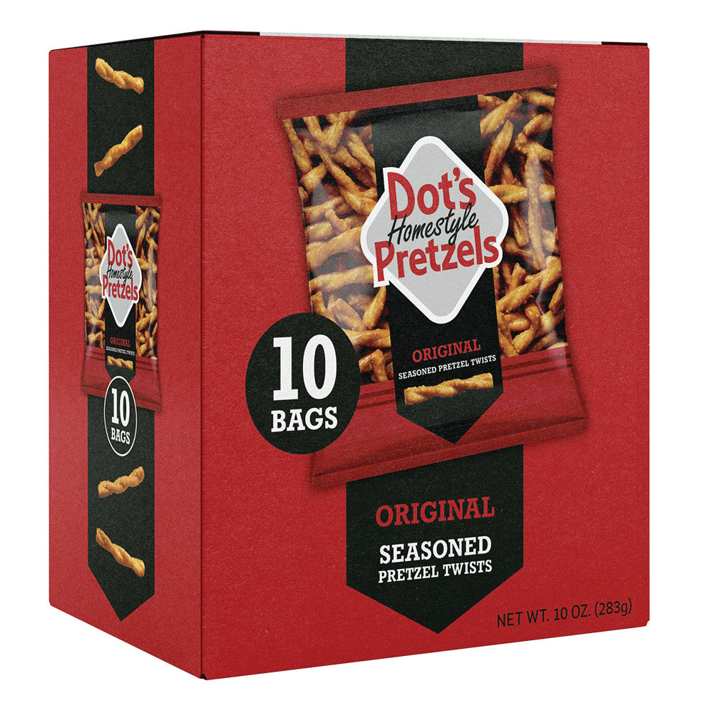 Wholesale Dot’S Pretzels Multipack Original 10 Oz Bag 10 Ct Box-6ct Case Bulk