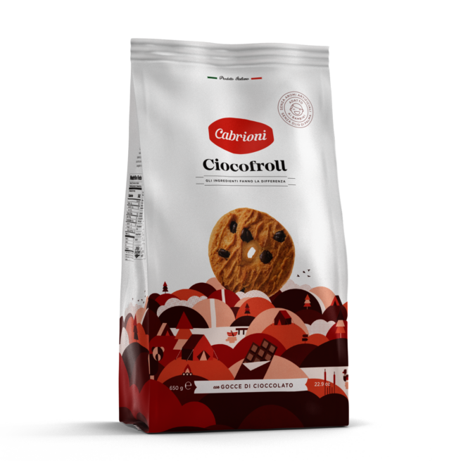 Wholesale Cabrioni Ciocofrolli Chocolate Chips 650 GM-8ct Case Bulk