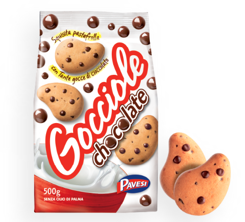 Pavesi Gocciole Chocolate Chip Cookies 500 GR