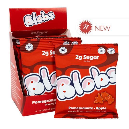 Wholesale Blobs - Gummy Candy - Pomgran Apple - 1.8Oz- Bulk