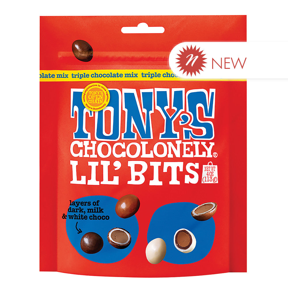 Wholesale Tony'S Chocolonely - Lil' Bits Triple Chocolate - 4Oz- Bulk
