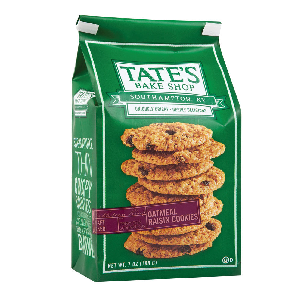 Wholesale Tate'S Oatmeal Raisin Cookies 7 Oz Bag- Bulk