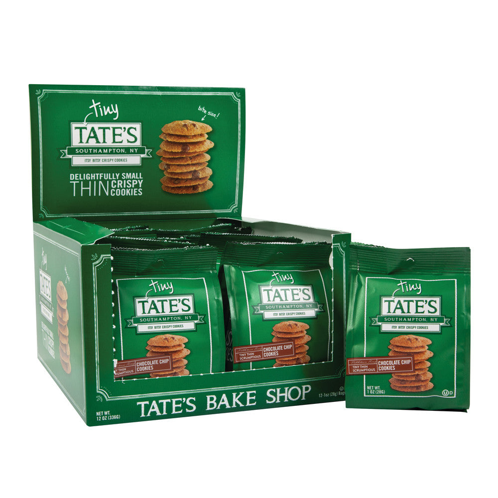 Wholesale Tate'S Tiny Chocolate Chip Cookies 1 Oz Bag-24ct Case Bulk