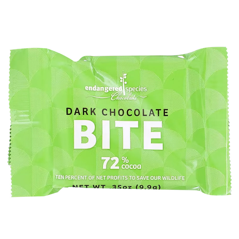 Wholesale Endangered Species 72% Dark Chocolate Cocoa .35 Oz Bag- Bulk