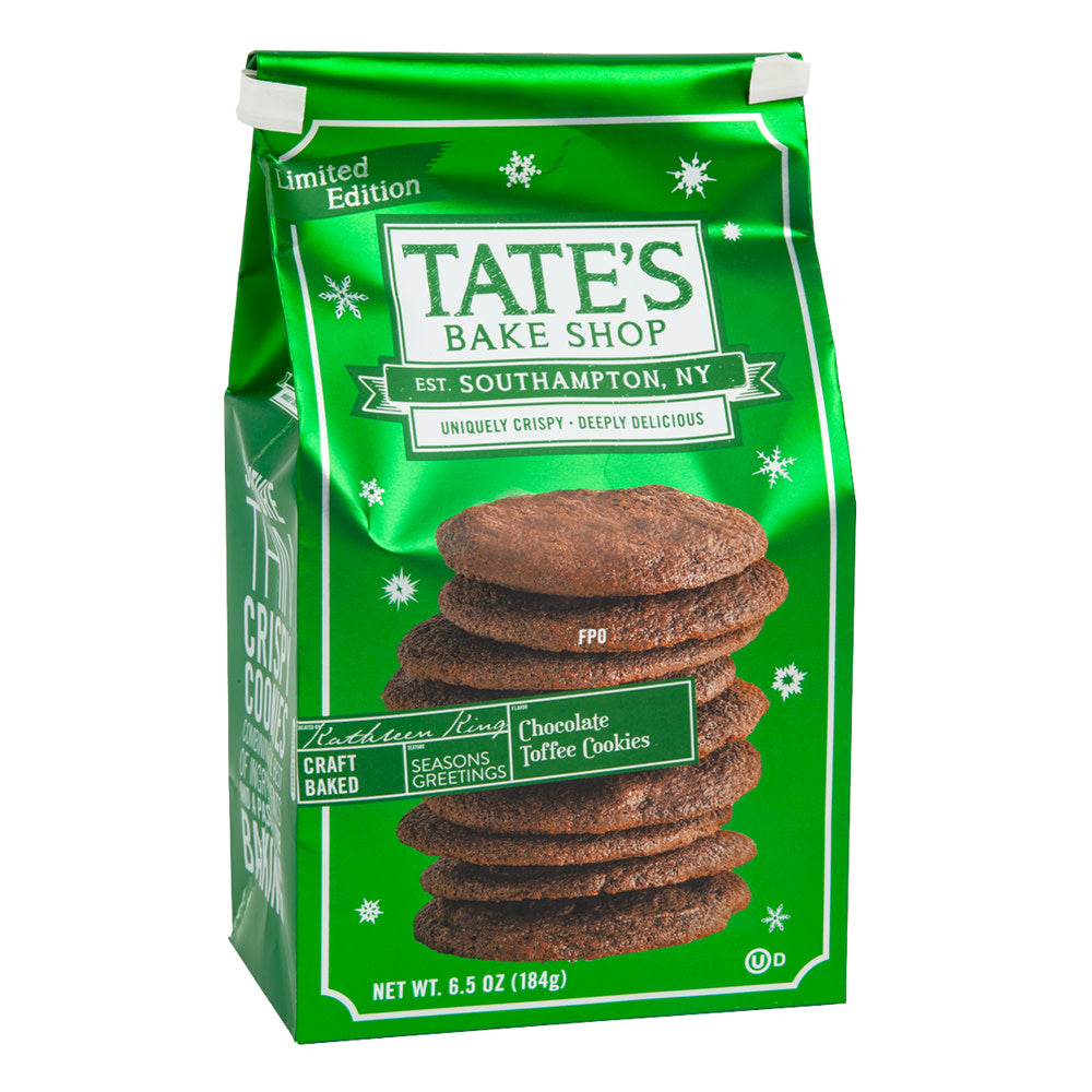 Wholesale Tate’S Chocolate Toffee Cookies 6.5 Oz Bag- Bulk