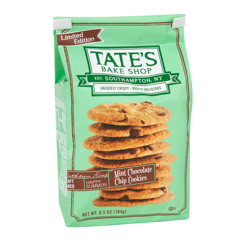 Wholesale Tate’S Mint Chocolate Chip Cookies 7 Oz Bag- Bulk