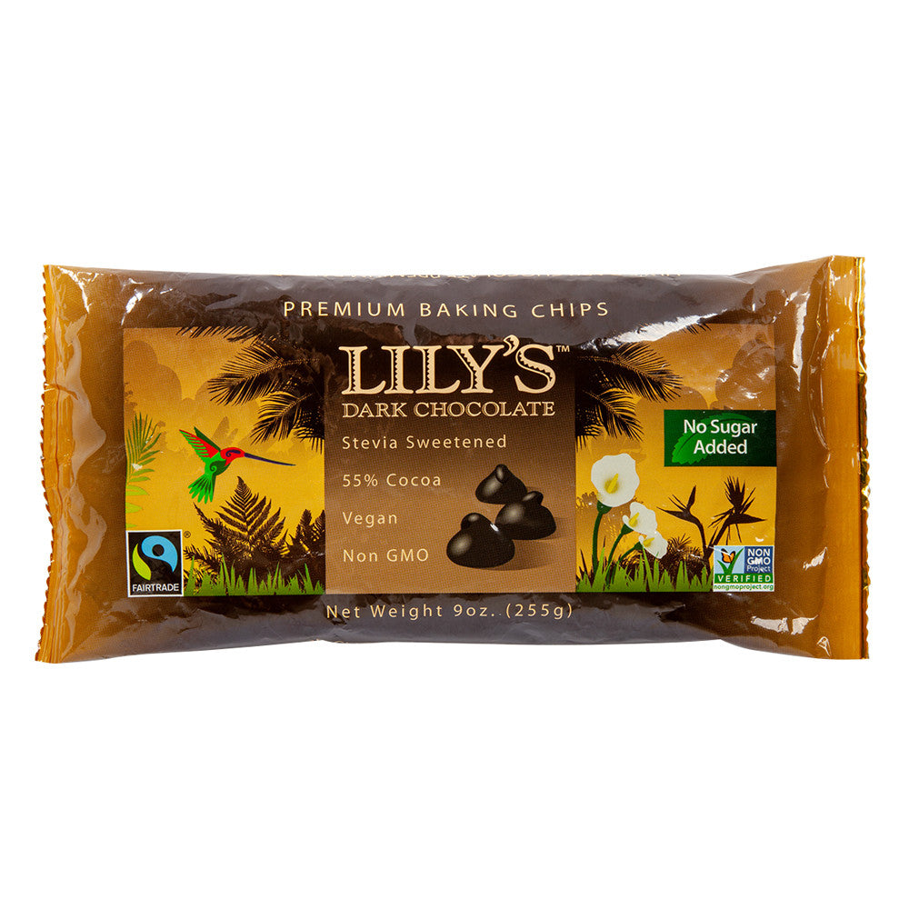 Wholesale Lily'S 55% Dark Chocolate 9 Oz Baking Chips-12ct Case Bulk