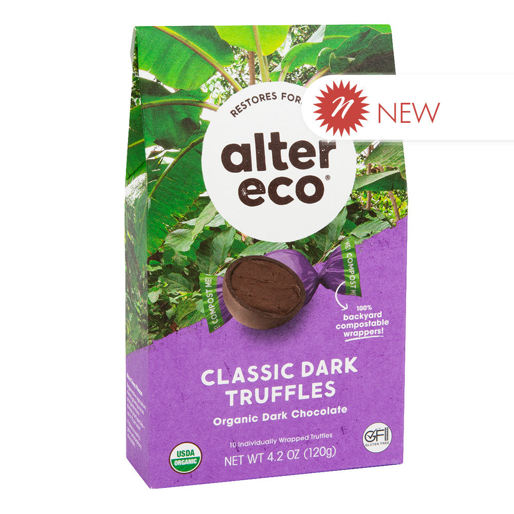 Wholesale Alter Eco Classic Dark Truffles 4.2 Oz Box-8ct Case Bulk