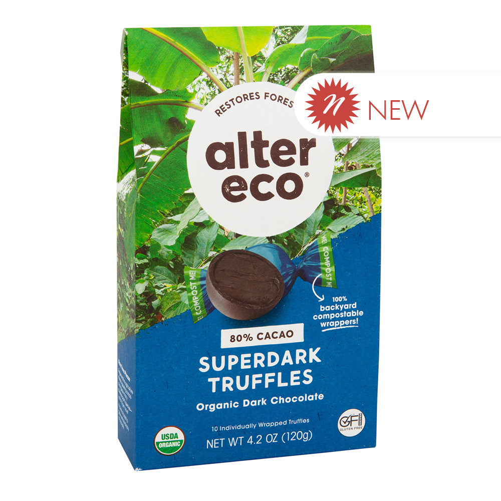 Wholesale Alter Eco Super Dark Truffles 4.2 Oz Box-8ct Case Bulk