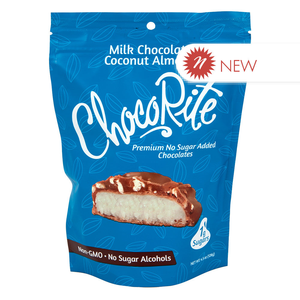 Wholesale Chocorite - Milk Chocolate Coconut Almond - 4.5Oz- Bulk