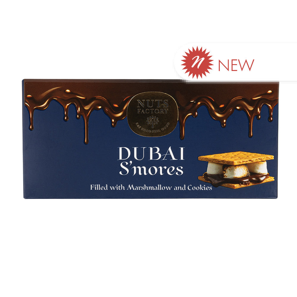 Wholesale Nuts Factory Dubai Chocolate S’Mores Bar 6.6 Oz- Bulk