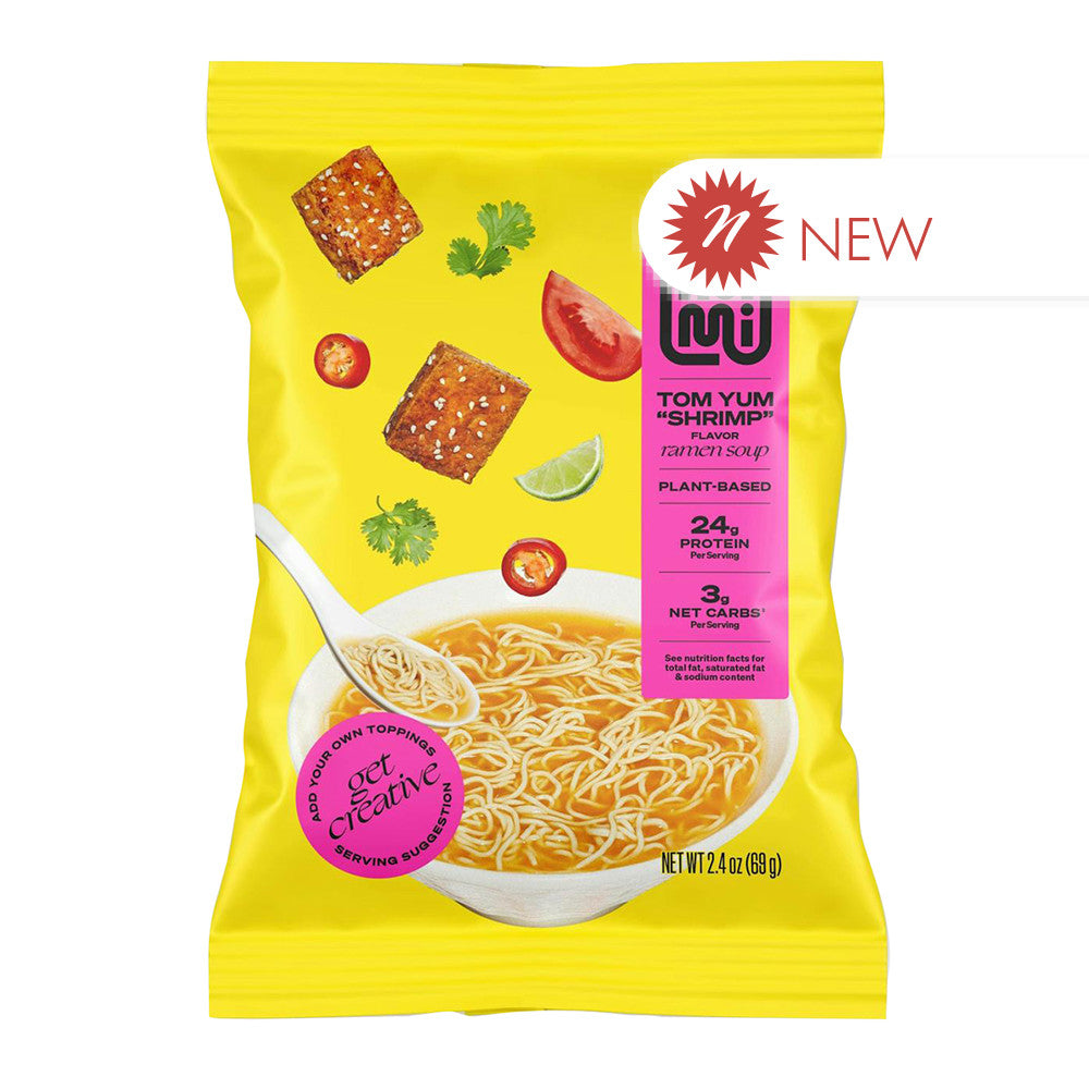 Wholesale Immi - Tomato Yum Shrimp Ramen Pouch - 2.4Oz- Bulk