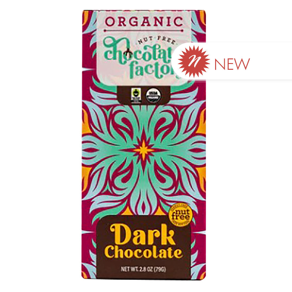 Wholesale Nut Free Chocolate Factor Dark Cb - 2.8Oz- Bulk