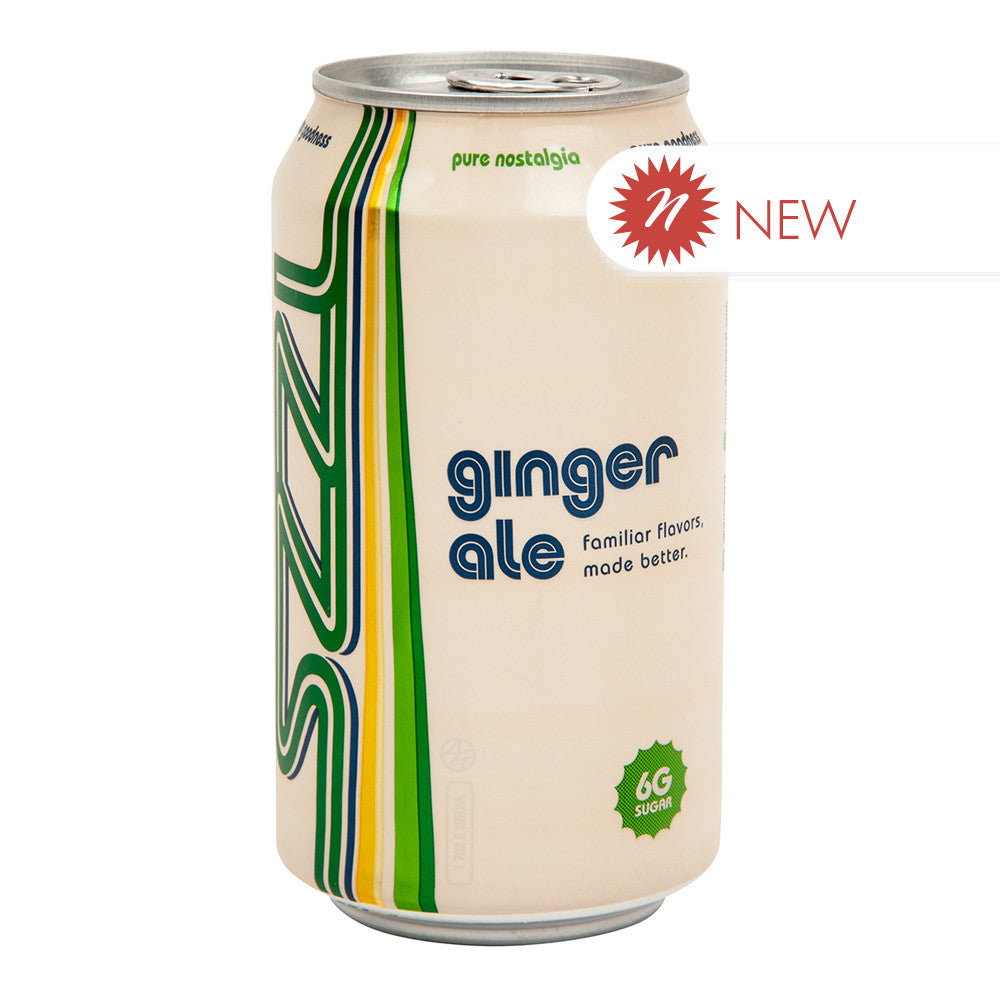 Wholesale Szzl Sparkling Ginger Ale 12 Oz Can-12ct Case Bulk