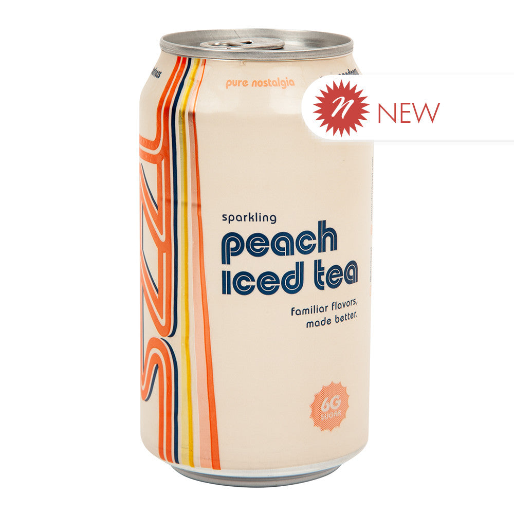 Wholesale Szzl Sparkling Peach Iced Tea 12 Oz Can-12ct Case Bulk