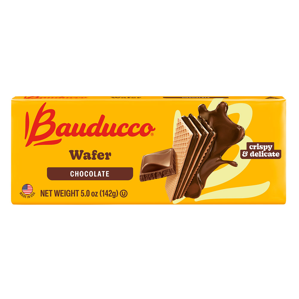 Wholesale Bauducco Chocolate Wafers 5 Oz Box-18ct Case Bulk