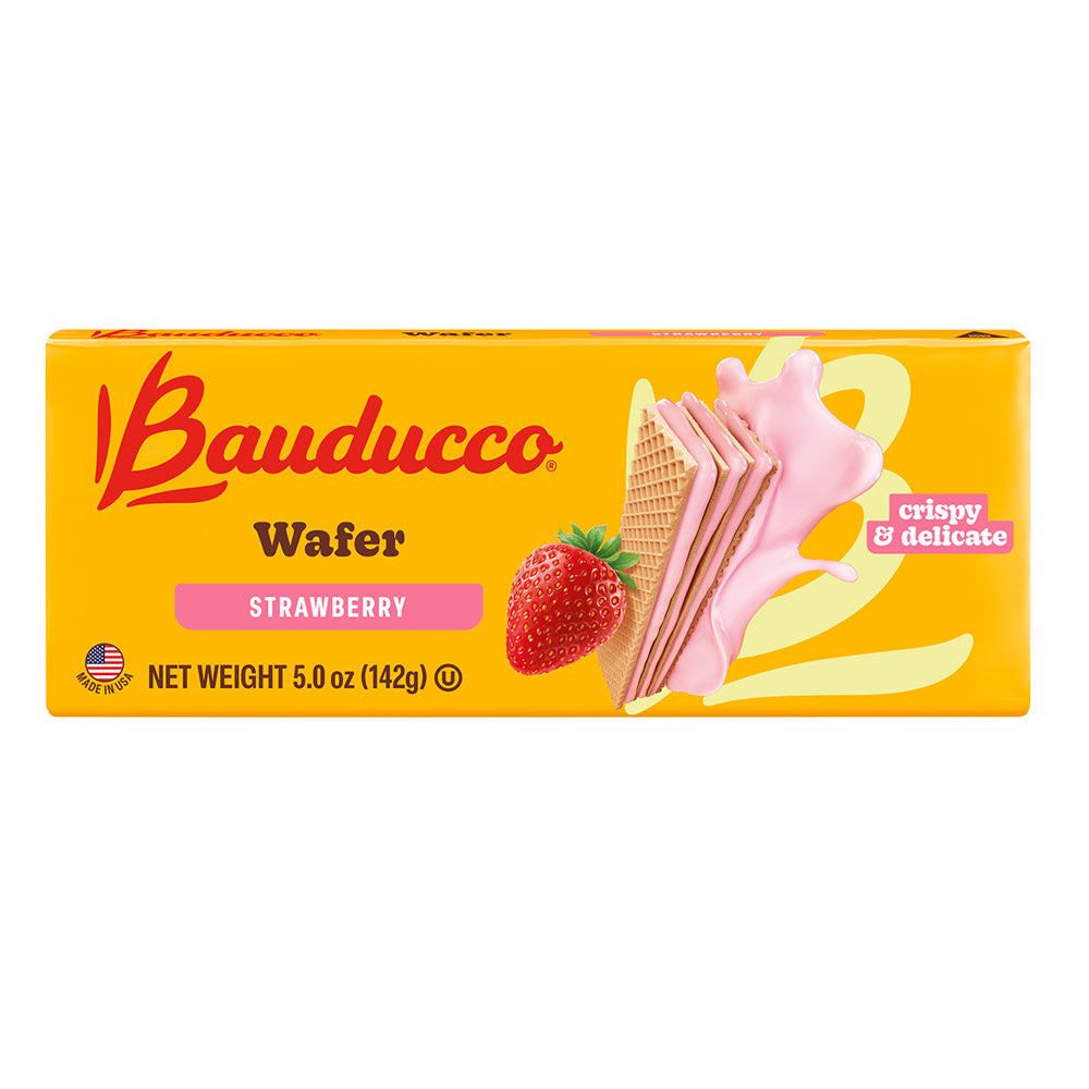 Wholesale Bauducco Strawberry Wafers 5 Oz Box-18ct Case Bulk