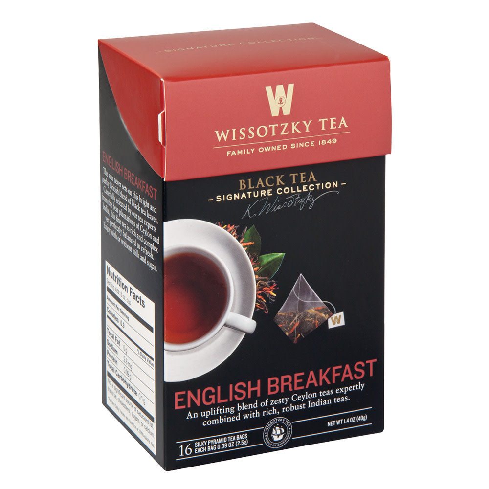 Wholesale Wissotzky English Breakfast Tea 16 Ct Box-6ct Case Bulk