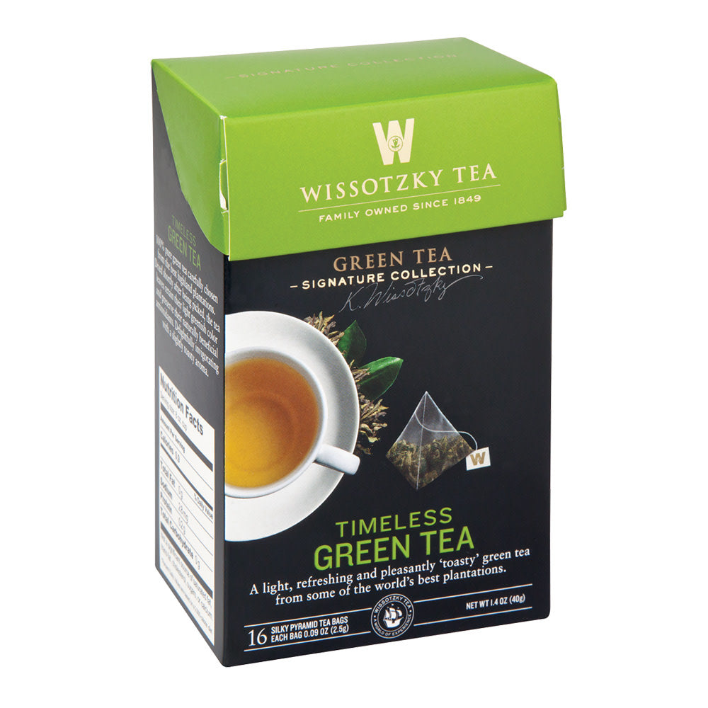 Wholesale Wissotzky Timeless Green Tea 16 Ct Box-6ct Case Bulk