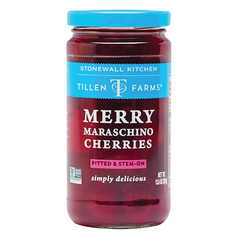 Wholesale Tillen Farms Merry Maraschino Cherries 14 Oz Jar-6ct Case Bulk