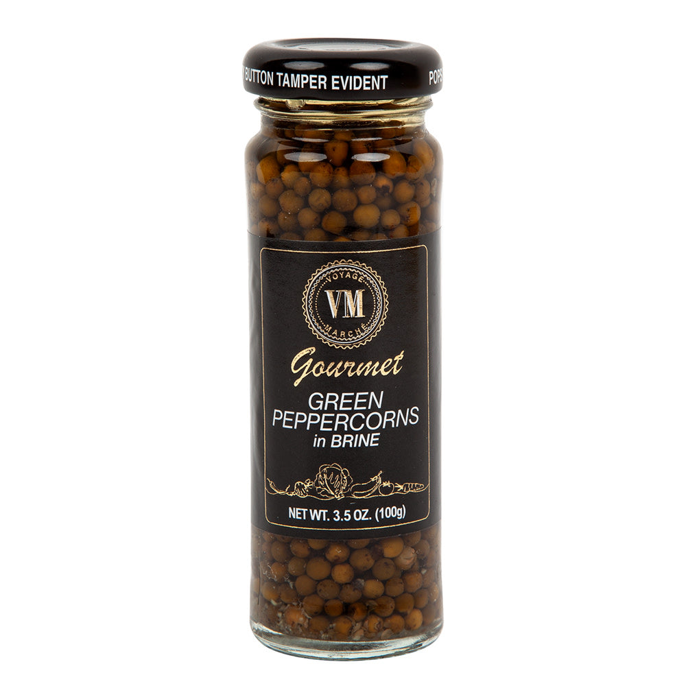 Wholesale Voyage Marche Green Peppercorns 3.5 Oz Jar-12ct Case Bulk