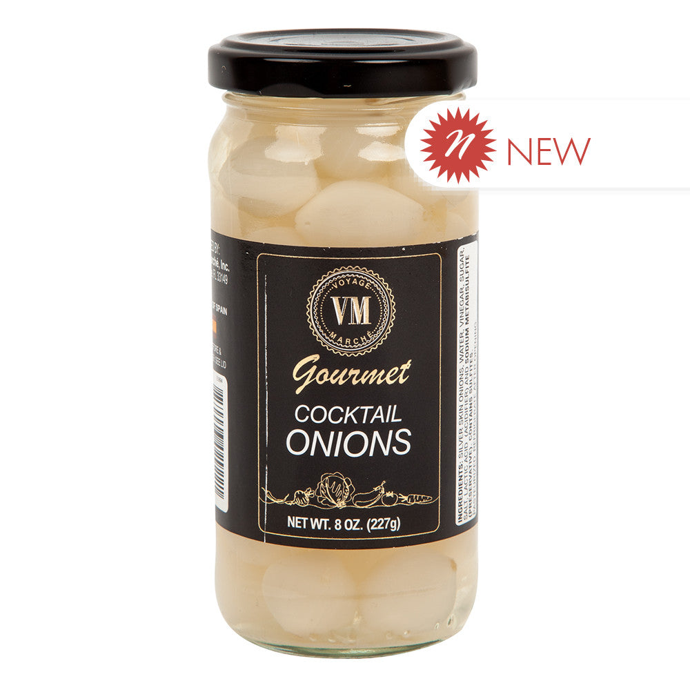 Wholesale Voyage Marche Cocktail Onions 8 Oz Jar-12ct Case Bulk