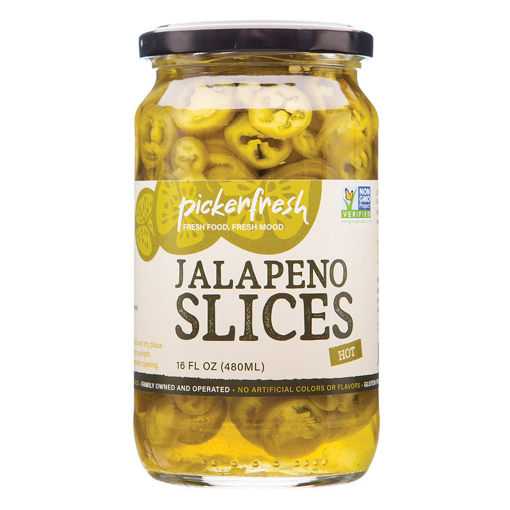 Wholesale Pickerfresh Jalapeno Slices 16 Oz Jar-6ct Case Bulk