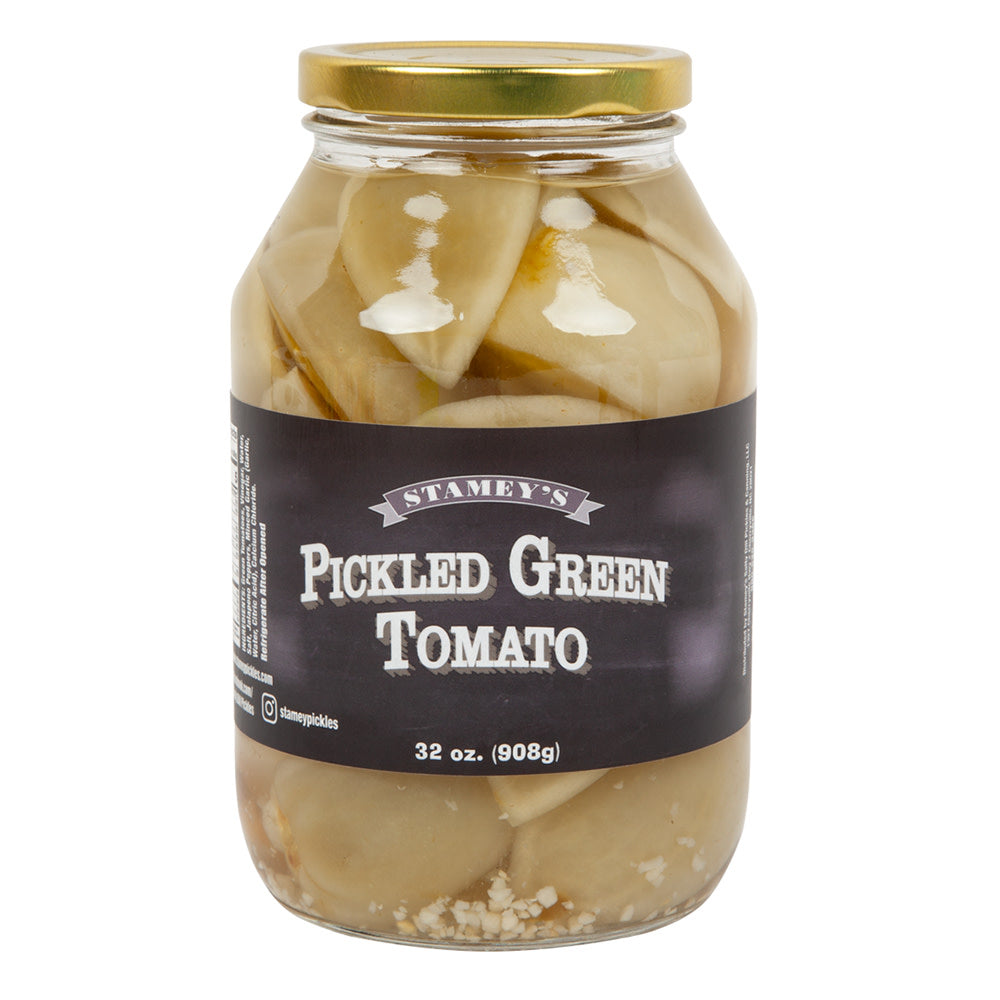 Wholesale Stamey’S Pickled Green Tomato 30 Oz Jar-6ct Case Bulk