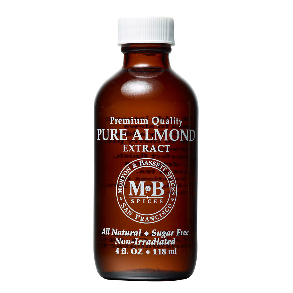 Wholesale Morton & Bassett Pure Almond Extract 4 Oz Bottle- Bulk