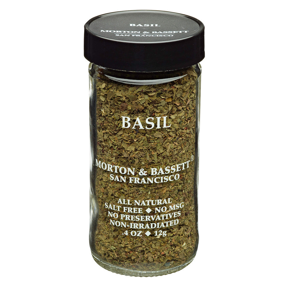 Wholesale Morton & Bassett Basil 0.4 Oz Shaker- Bulk