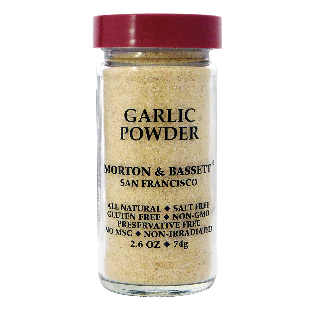 Wholesale Morton & Bassett Garlic Powder 2.6 Oz Shaker- Bulk