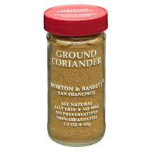 Wholesale Morton & Bassett Ground Coriander 1.5 Oz Shaker- Bulk