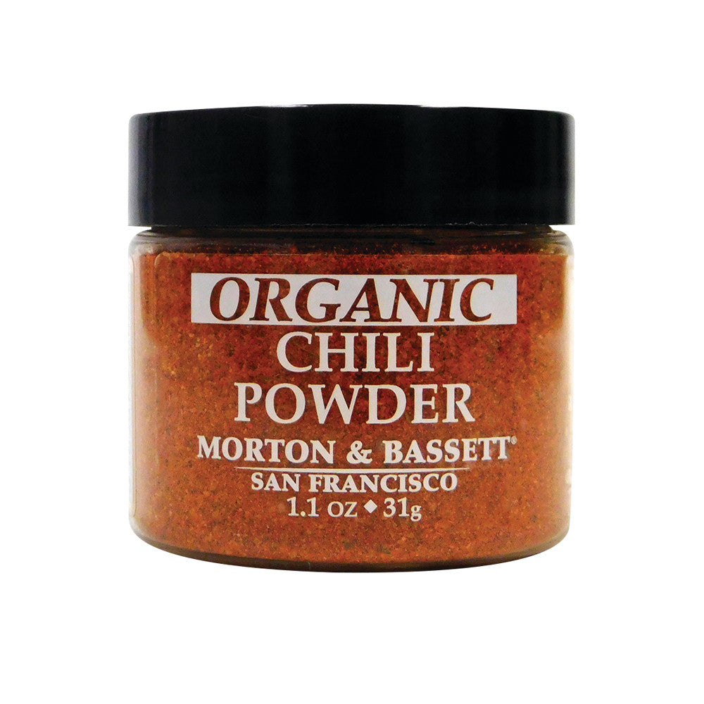 Wholesale Morton & Bassett Organic Chili Powder 1.1 Oz Mini Jar- Bulk