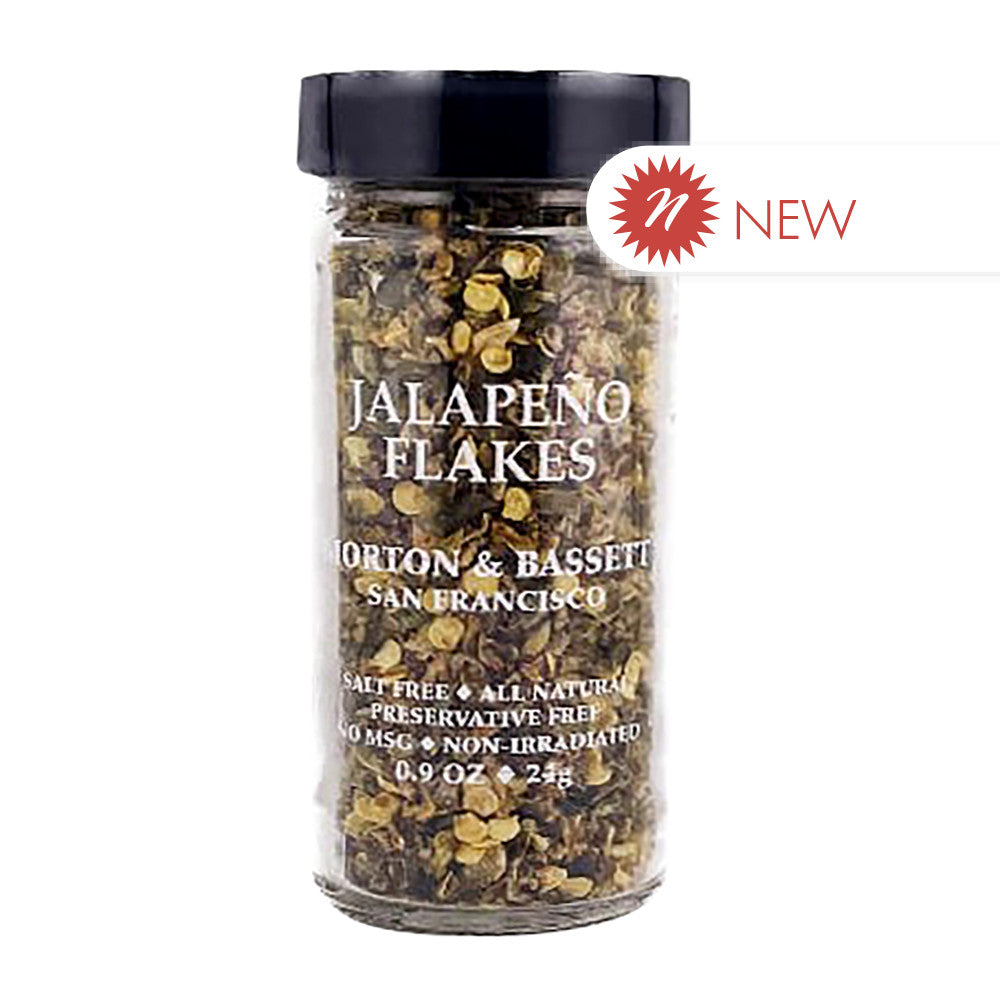 Wholesale Morton & Bassett Jalapeno Flakes 0.9 Oz Shaker- Bulk