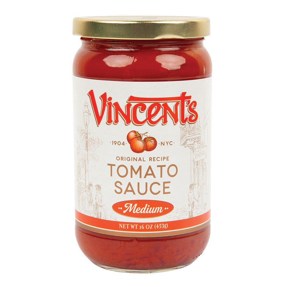 Wholesale Vincent'S Original Sauce Medium 16 Oz Jar-12ct Case Bulk