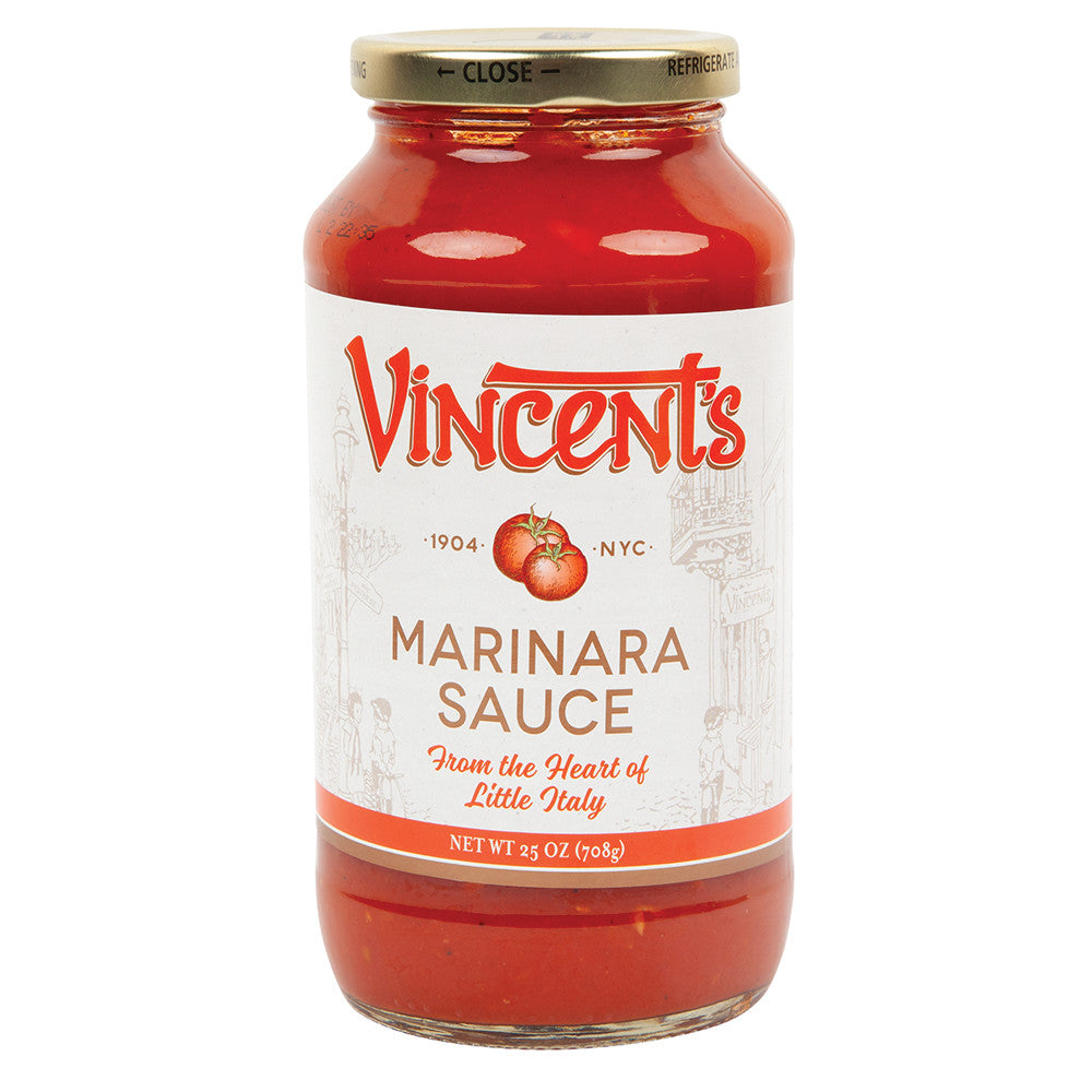 Wholesale Vincent'S Marinara Sauce 25 Oz Jar-12ct Case Bulk