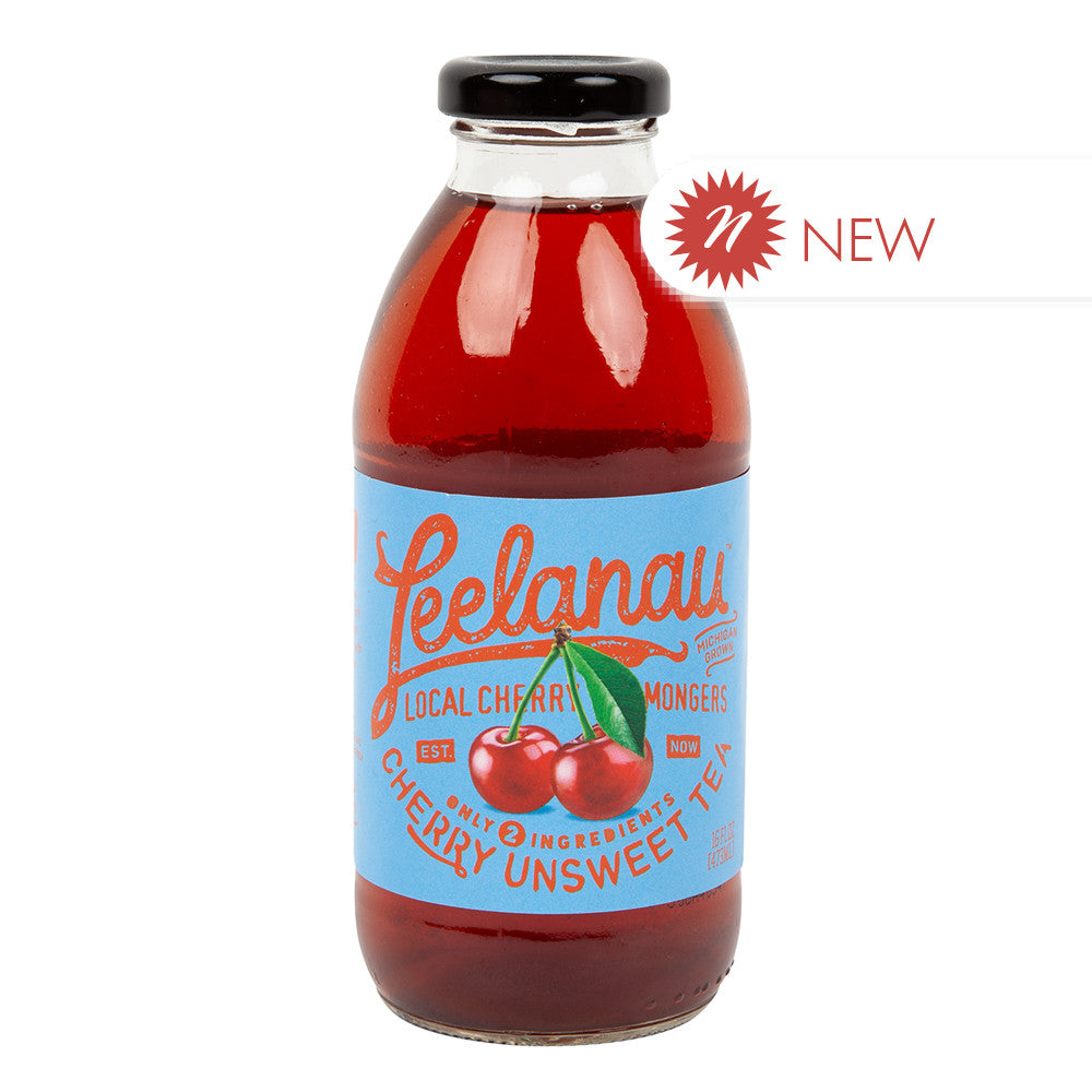 Wholesale Leelanau - Cherry Unsweet Iced Tea - 16 Oz-12ct Case Bulk