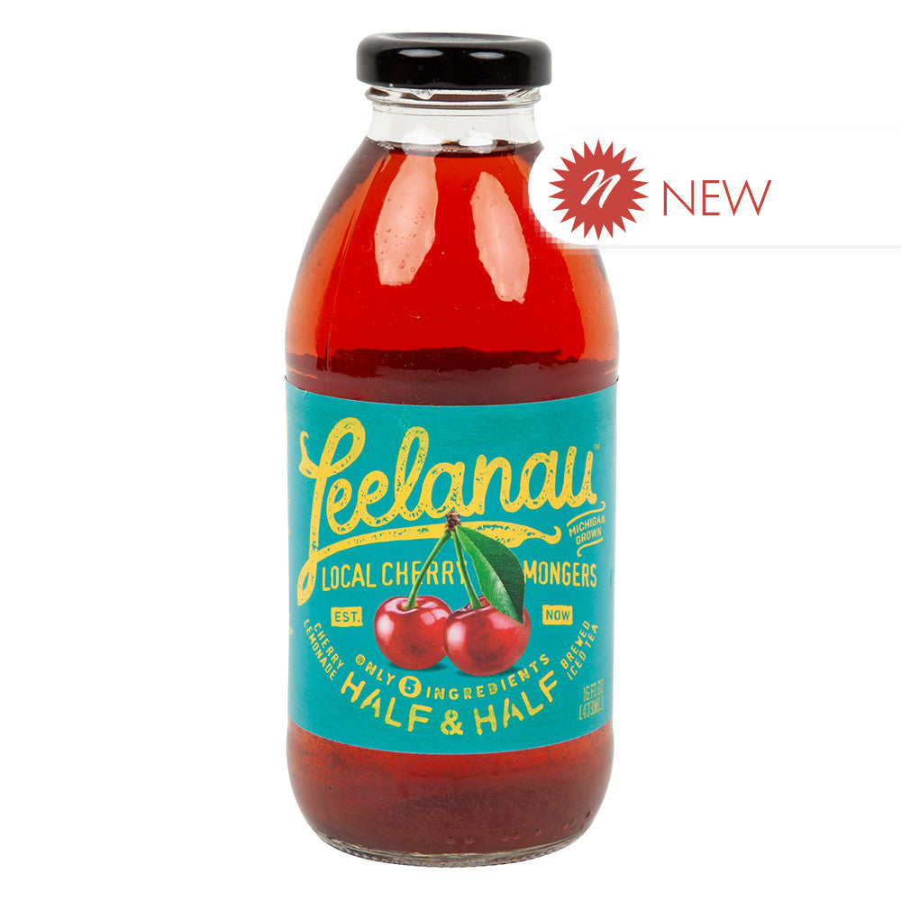 Wholesale Leelanau - Cherry Half & Half - 16 Oz-12ct Case Bulk