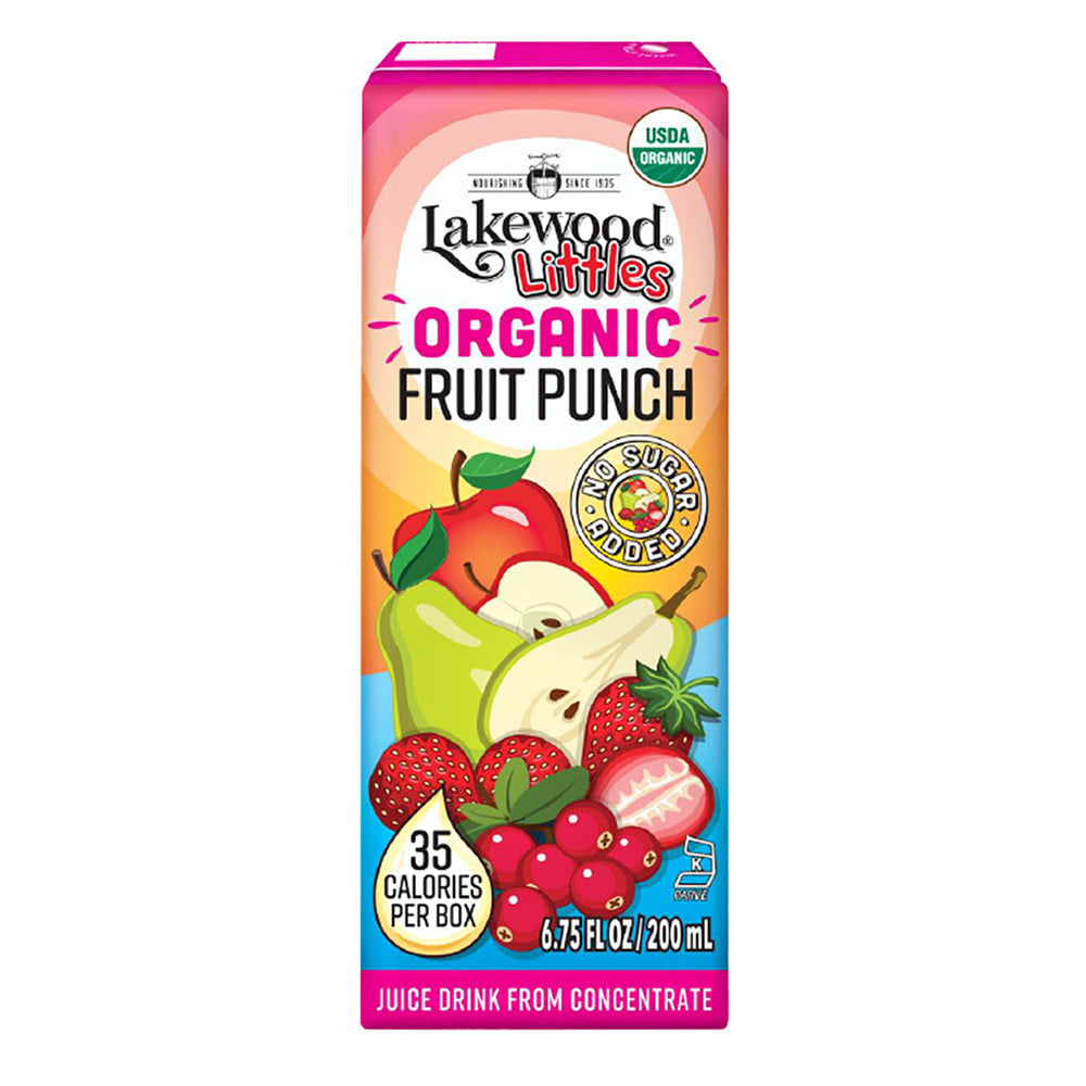 Wholesale Lakewood Juices Organic Fruit Punch 8 Count 6.75 Oz- Bulk