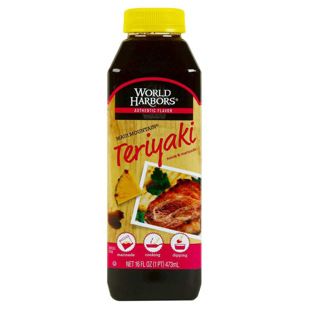 Wholesale World Harbors Teriyaki Sauce & Marinade 16 Oz Bottle-6ct Case Bulk