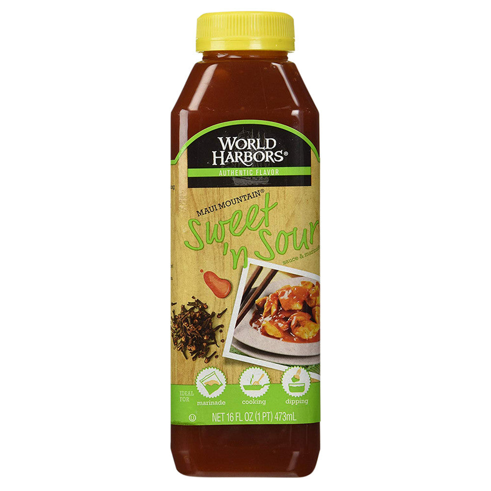 Wholesale World Harbors Sweet & Sour Sauce & Marinade 16 Oz Bottle-6ct Case Bulk