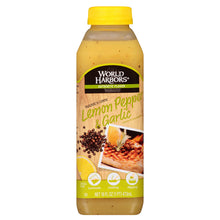 Wholesale World Harbors Lemon Pepper Garlic Sauce & Marinade 16 Oz Bottle- Bulk