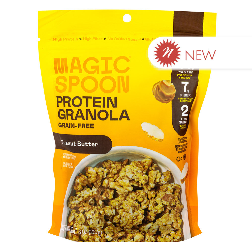 Wholesale Magic Spoon Peanut Butter Protein Granola 8 Oz Pouch- Bulk