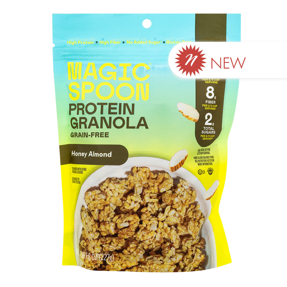 Wholesale Magic Spoon Honey Almond Protein Granola 8 Oz Pouch- Bulk