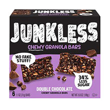Wholesale Junkless - Double Chocolate Bars (6Ct)- Bulk