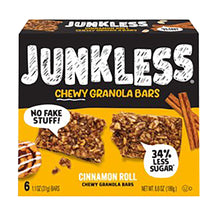 Wholesale Junkles - Cinnamon Roll Bars (6Ct) - 6.6Oz- Bulk