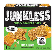 Wholesale Junkless - Oats And Honey Bars (6Ct) - 6.6Oz- Bulk