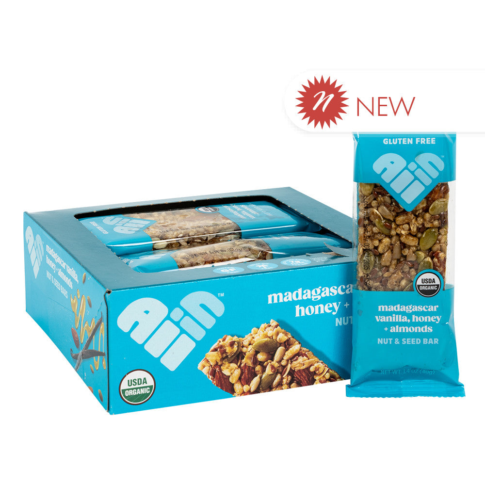 Wholesale All In Madagascar Vanilla, Honey & Almonds Bars 1.4 Oz Box- Bulk