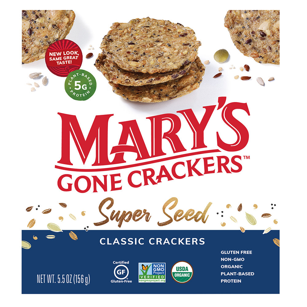 Wholesale Mary'S Gone Crackers Super Seed Classic Crackers 5.5 Oz Box-6ct Case Bulk