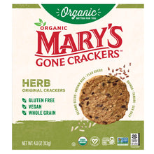 Wholesale Marys Gone Crackers - Herb - 4Oz- Bulk